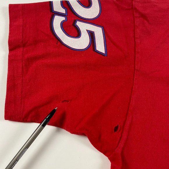 Vintage 90s Ricky Craven Budweiser NASCAR T Shirt Mens Large All Over Print - Picture 9 of 16